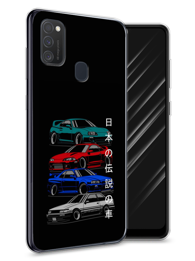 

Чехол Awog на Samsung Galaxy M21 "JDM Legend cars", Разноцветный, 29750-5