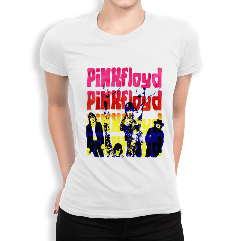 

Футболка женская Dream Shirts Pink Floyd 9899085111 белая 2XL, Pink Floyd 9899085111