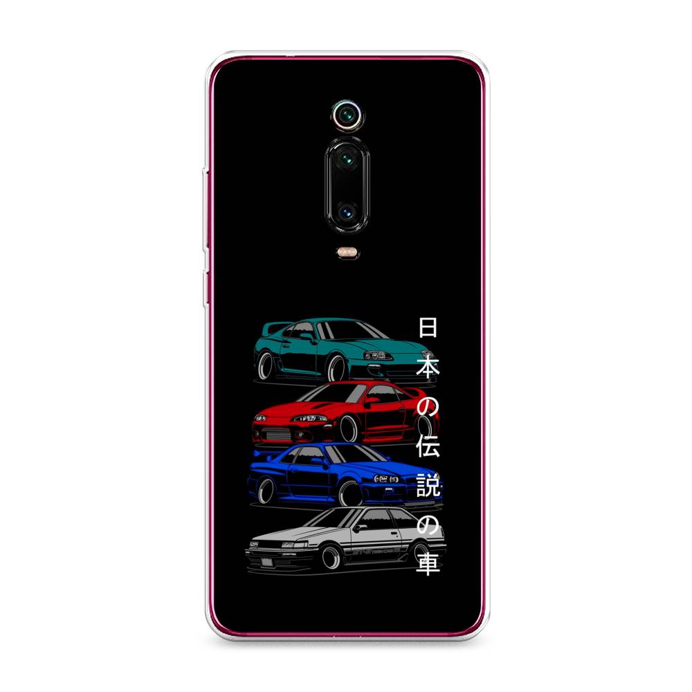 

Чехол Awog на Xiaomi Redmi K20 "JDM Legend cars", Разноцветный, 35550-5