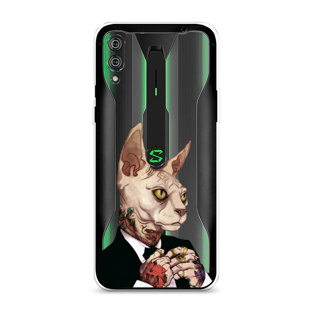 

Чехол Awog на Xiaomi Black Shark 2/2 Pro "Татуированный сфинкс", Разноцветный, 36450-7