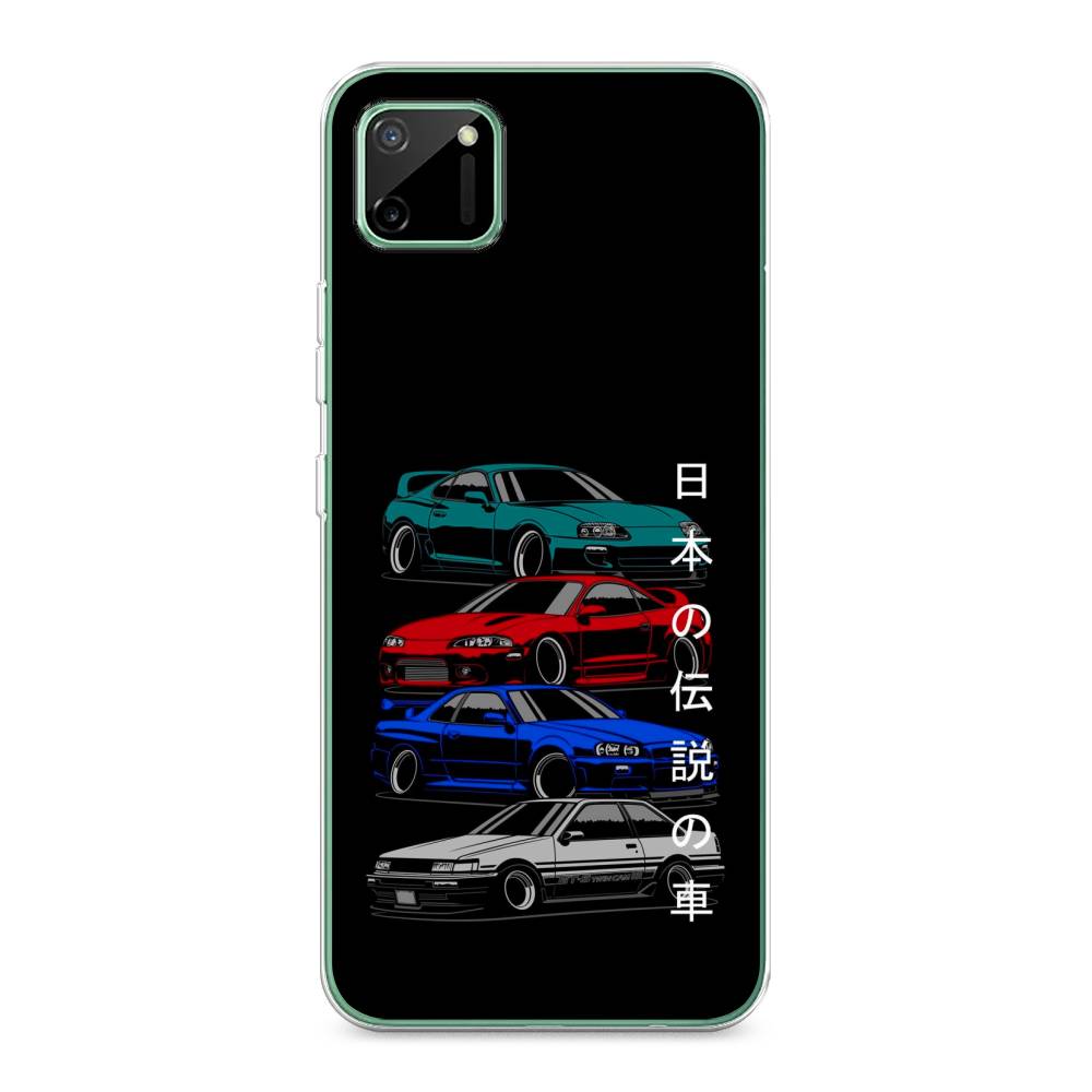 Чехол Awog  на Realme C11 JDM Legend cars