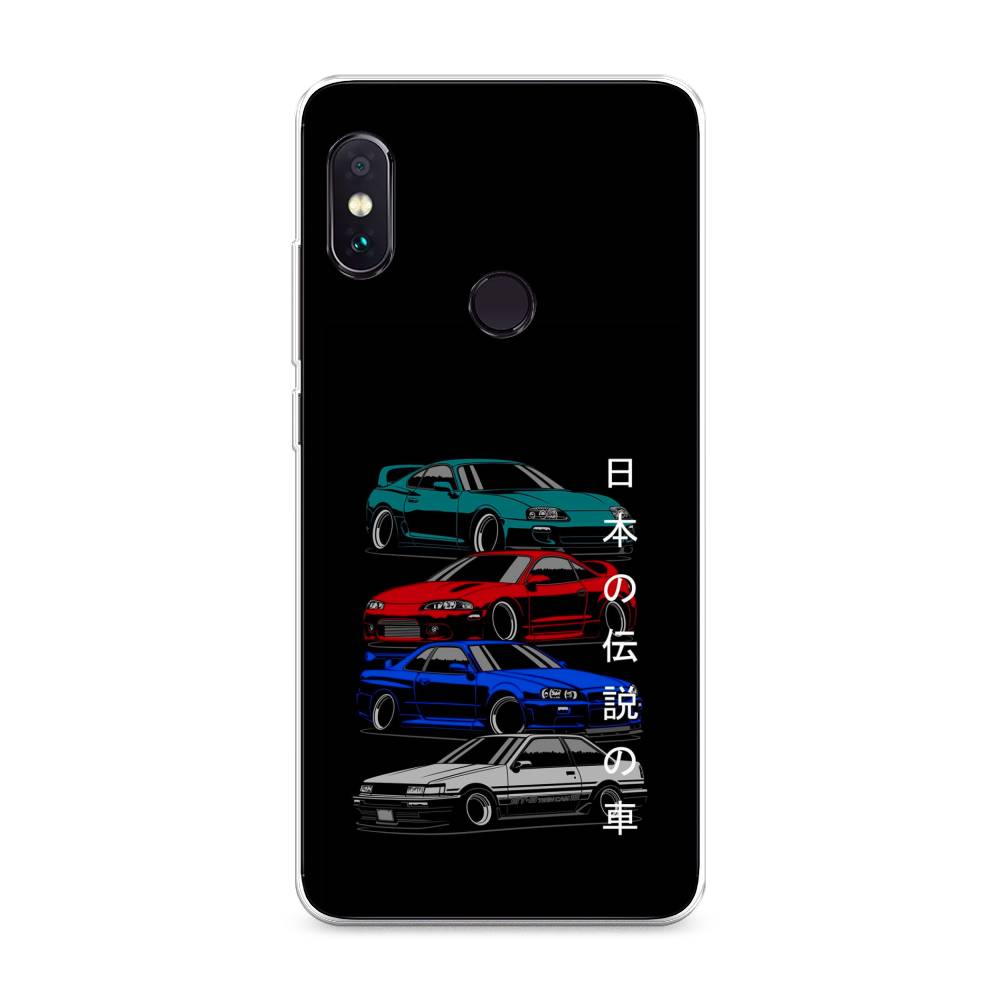 

Чехол Awog на Xiaomi Redmi Note 5/Note 5 Pro "JDM Legend cars", Разноцветный, 32750-5