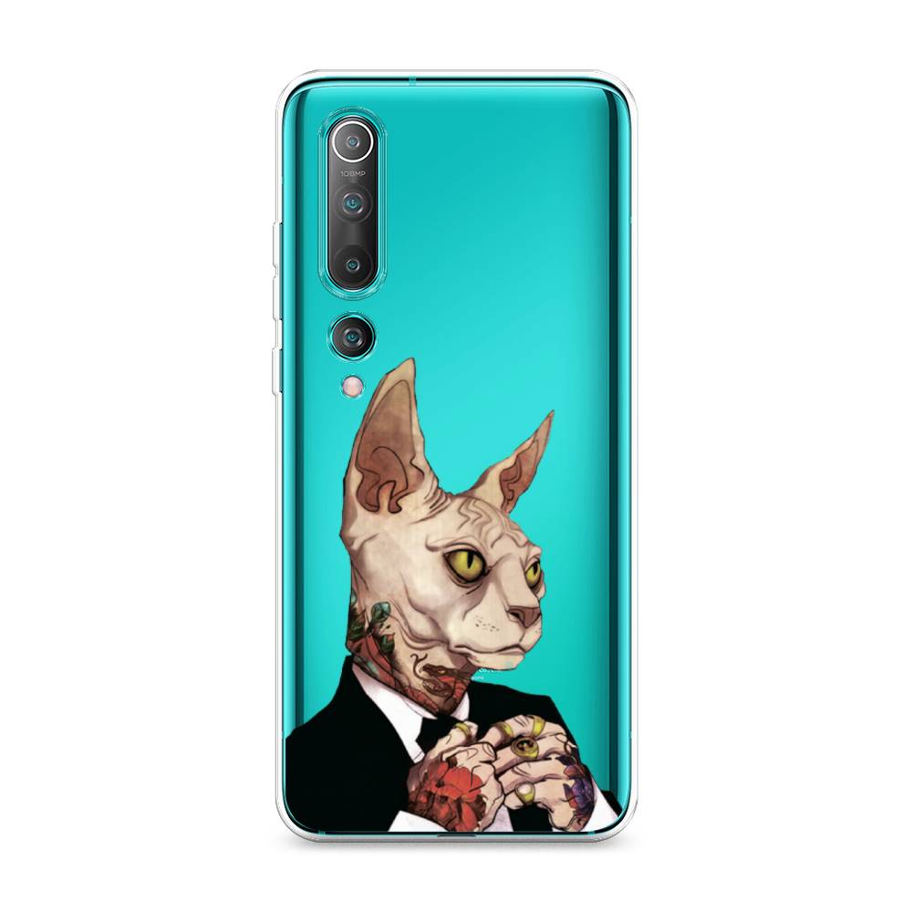 

Чехол Awog на Xiaomi Mi 10 Pro "Татуированный сфинкс", Разноцветный, 37850-7