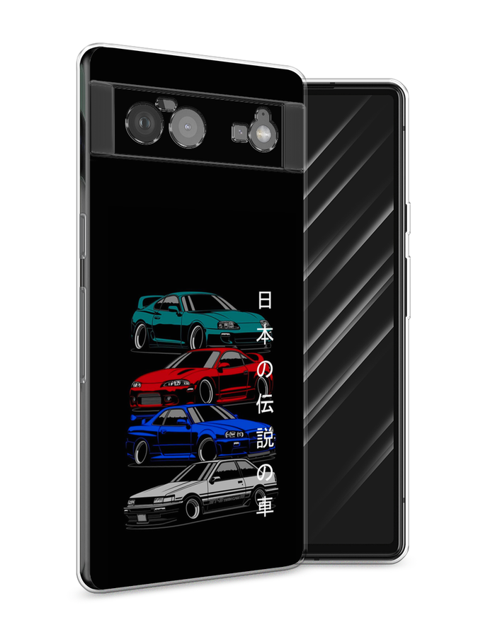 

Чехол Awog на Google Pixel 6 "JDM Legend cars", Разноцветный, 270850-5