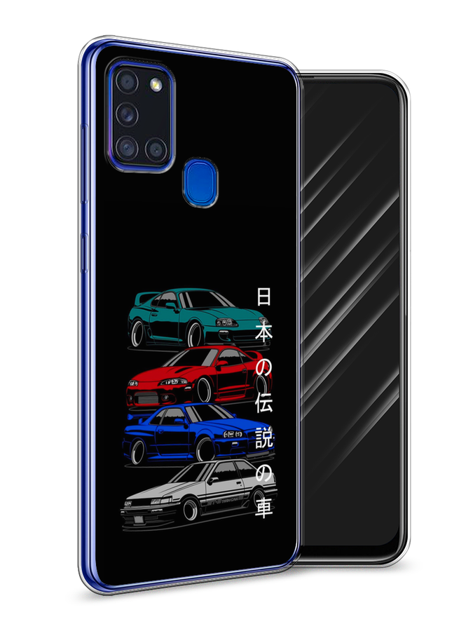 

Чехол Awog на Samsung Galaxy A21s / Самсунг A21s "JDM Legend cars", Разноцветный, 2100250-5