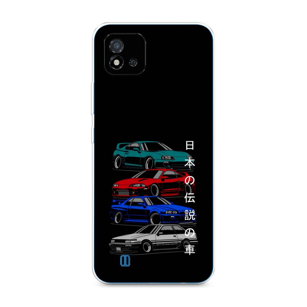 

Чехол Awog на Realme C20 "JDM Legend cars", Разноцветный, 254850-5