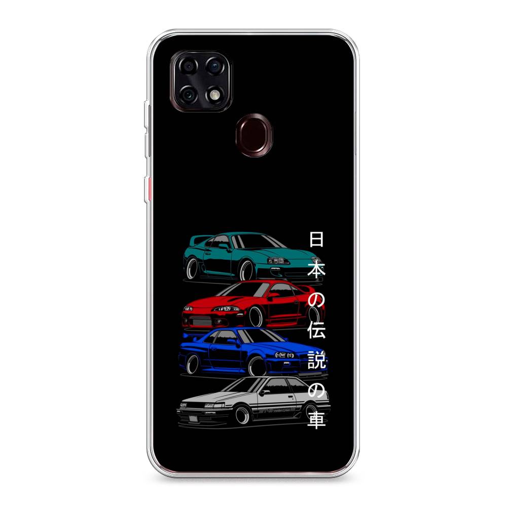 

Чехол Awog на ZTE Blade 20 Smart / ЗТЕ Блэйд 20 Smart "JDM Legend cars", Разноцветный, 133550-5