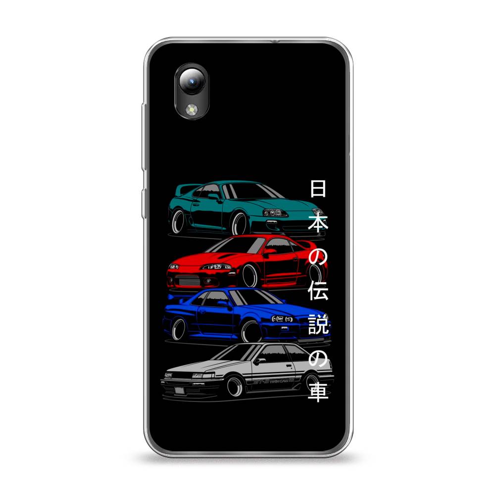 

Чехол Awog на ZTE Blade L8 / ЗТЕ Блэйд L8 "JDM Legend cars", Разноцветный, 132850-5