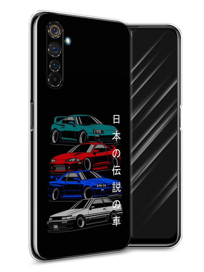 

Чехол Awog на Realme 6 Pro "JDM Legend cars", Разноцветный, 252850-5