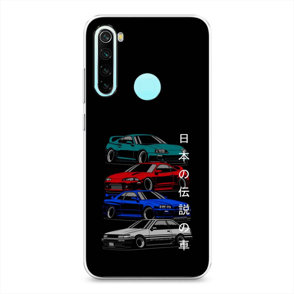 фото Чехол awog "jdm legend cars" для xiaomi redmi note 8