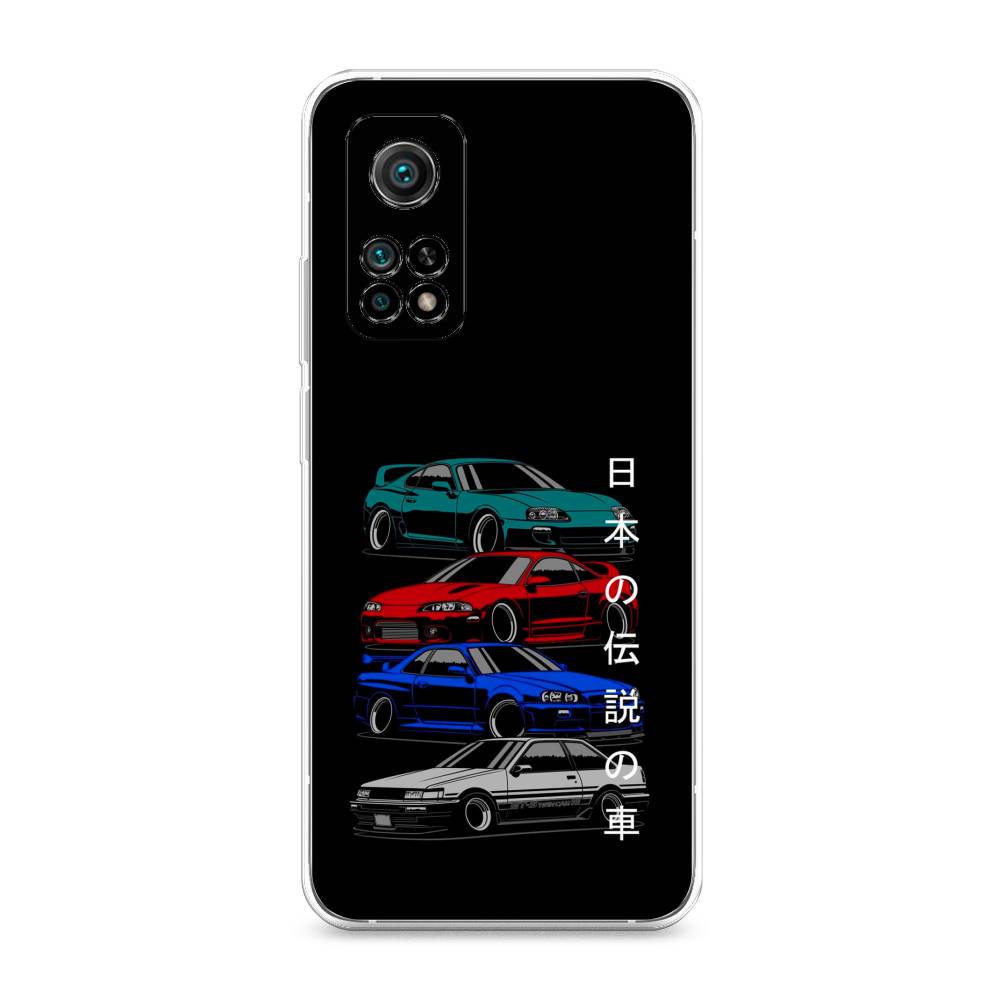 

Чехол Awog на Xiaomi Mi 10T Pro "JDM Legend cars", Разноцветный, 37750-5