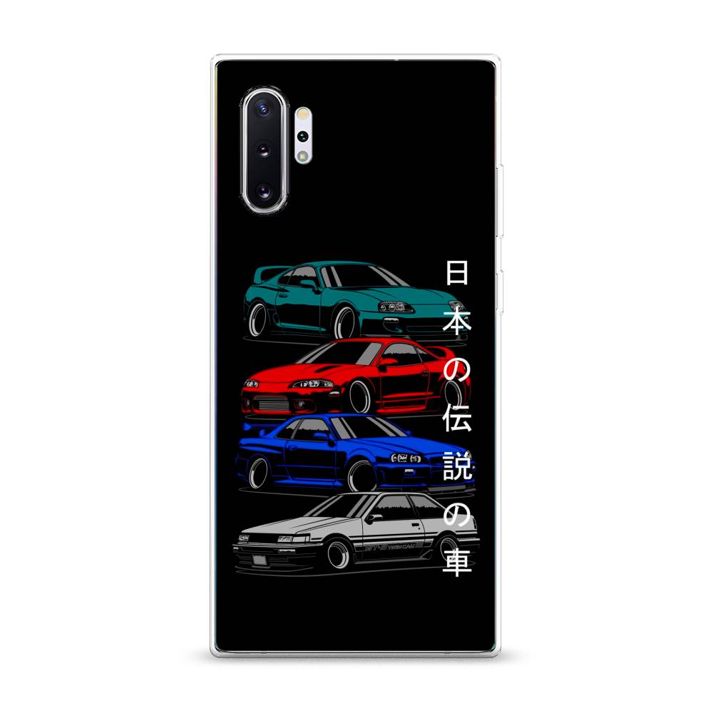 

Чехол Awog на Samsung Galaxy Note 10 + "JDM Legend cars", Разноцветный, 28550-5