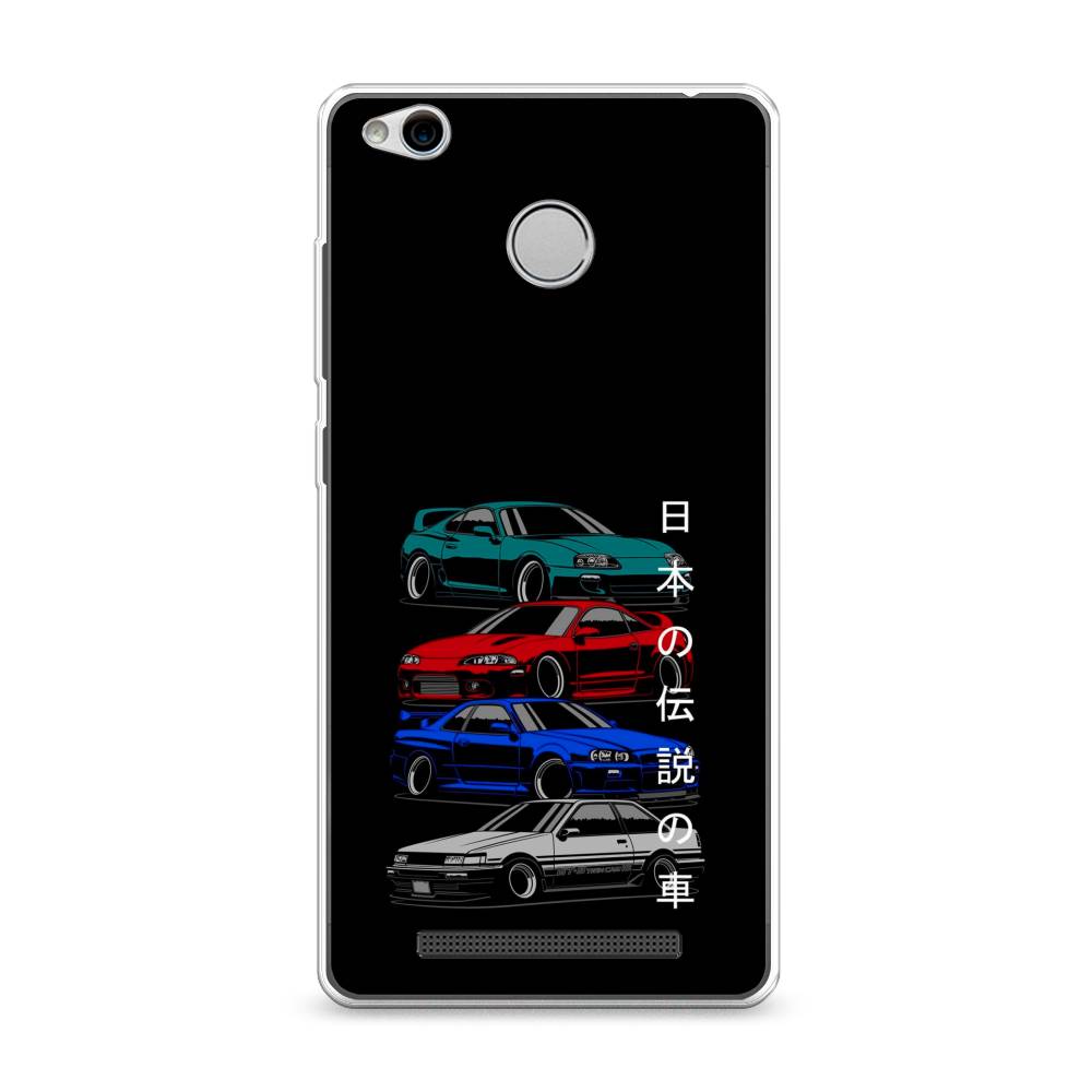 

Чехол Awog на Xiaomi Redmi 3 Pro (3S) "JDM Legend cars", Разноцветный, 30950-5