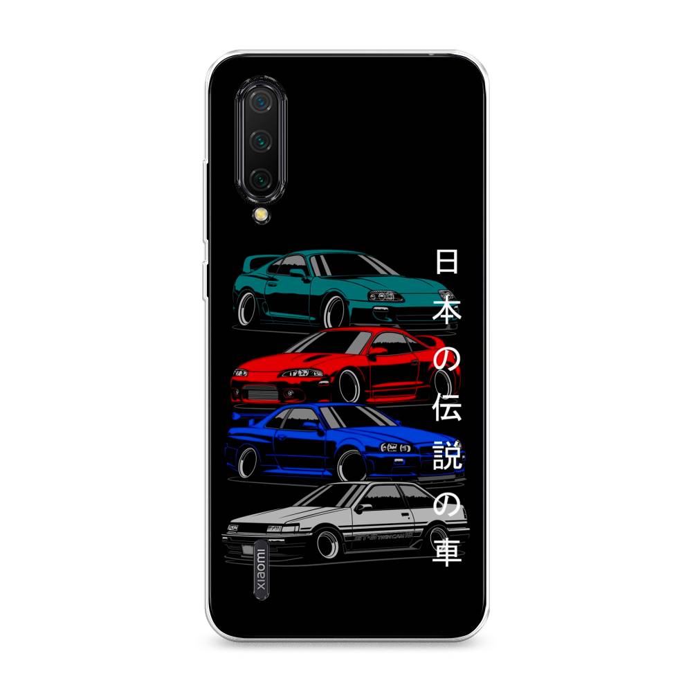 

Чехол Awog на Xiaomi Mi CC9 "JDM Legend cars", Разноцветный, 36150-5
