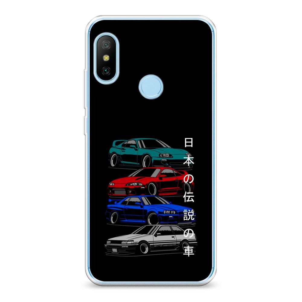 фото Чехол awog "jdm legend cars" для xiaomi mi a2 lite