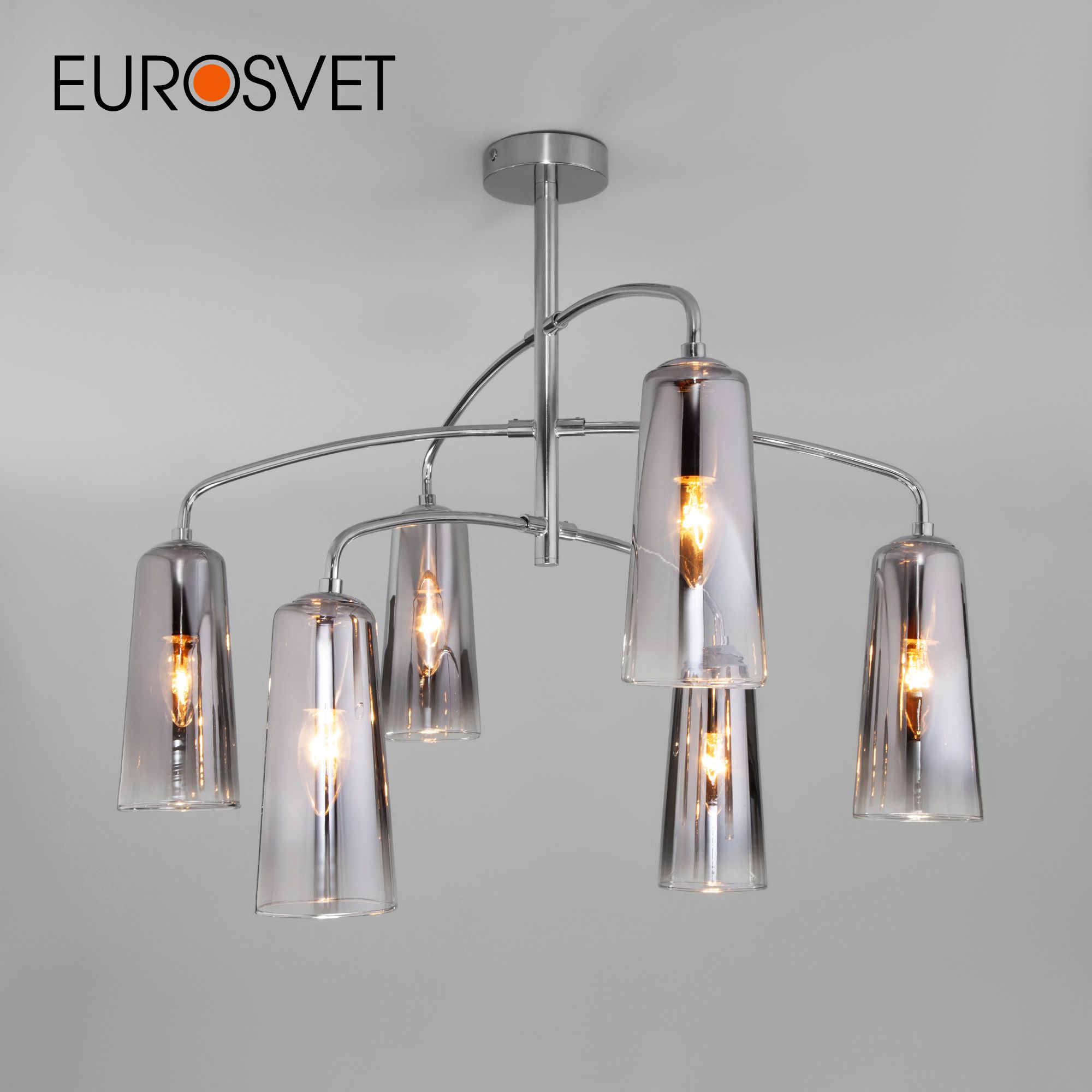 

Люстра потолочная Eurosvet 70137/6, Omber