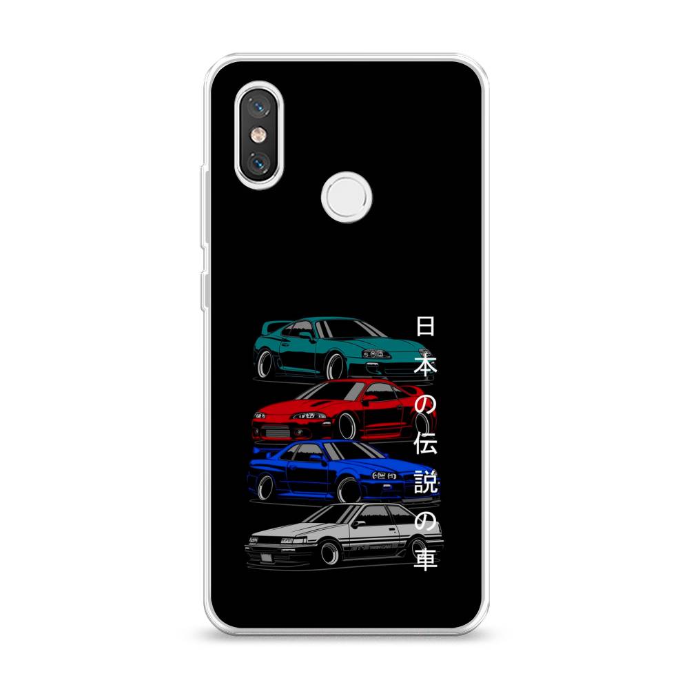 

Чехол Awog на Xiaomi Mi 8 "JDM Legend cars", Разноцветный, 33550-5