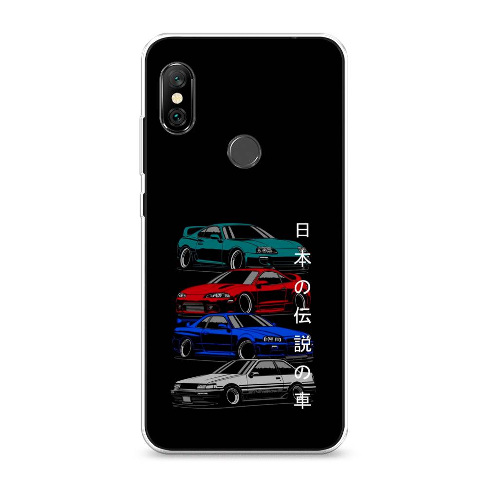 фото Чехол awog "jdm legend cars" для xiaomi redmi note 6 pro