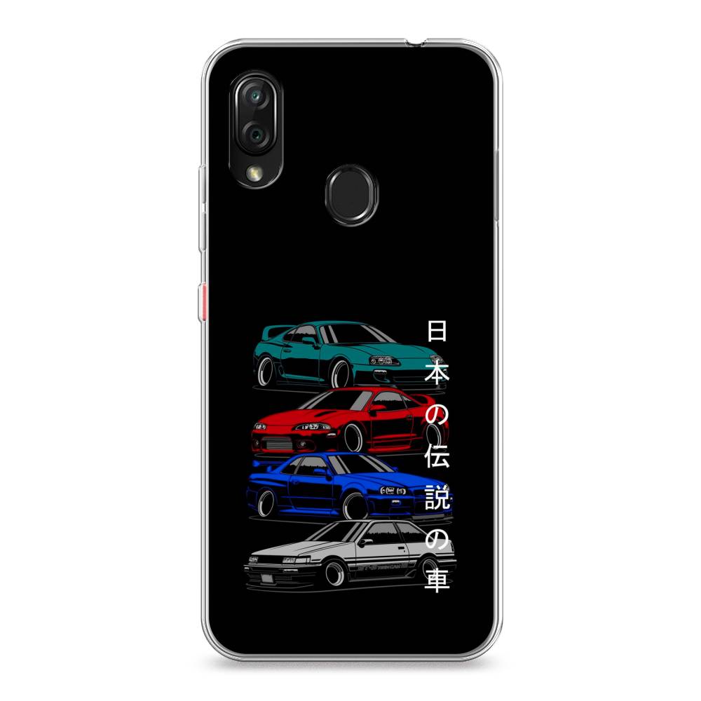 

Чехол Awog на ZTE Blade V10 Vita / ЗТЕ Блэйд V10 Vita "JDM Legend cars", Разноцветный, 132650-5