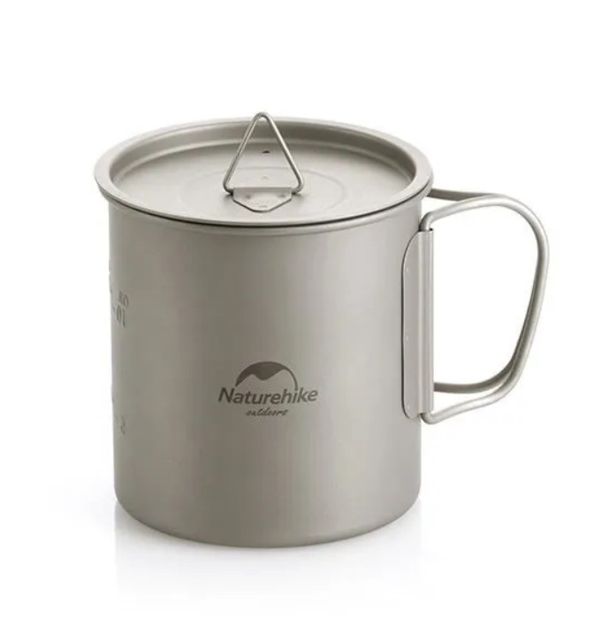 Кружка титановая Naturehike 20Cj Titanium Cup 450 ml NH20CJ005 5080₽