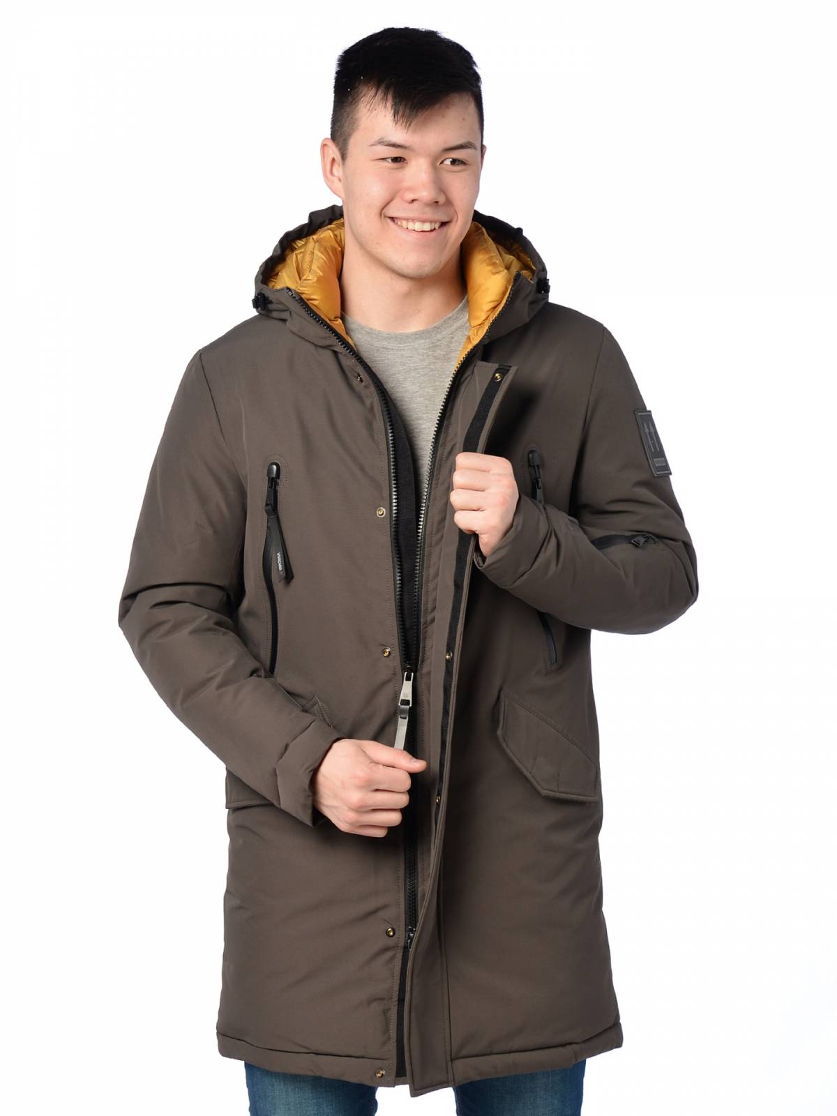 Зимняя куртка мужская Vivacana 3888 хаки 54 RU