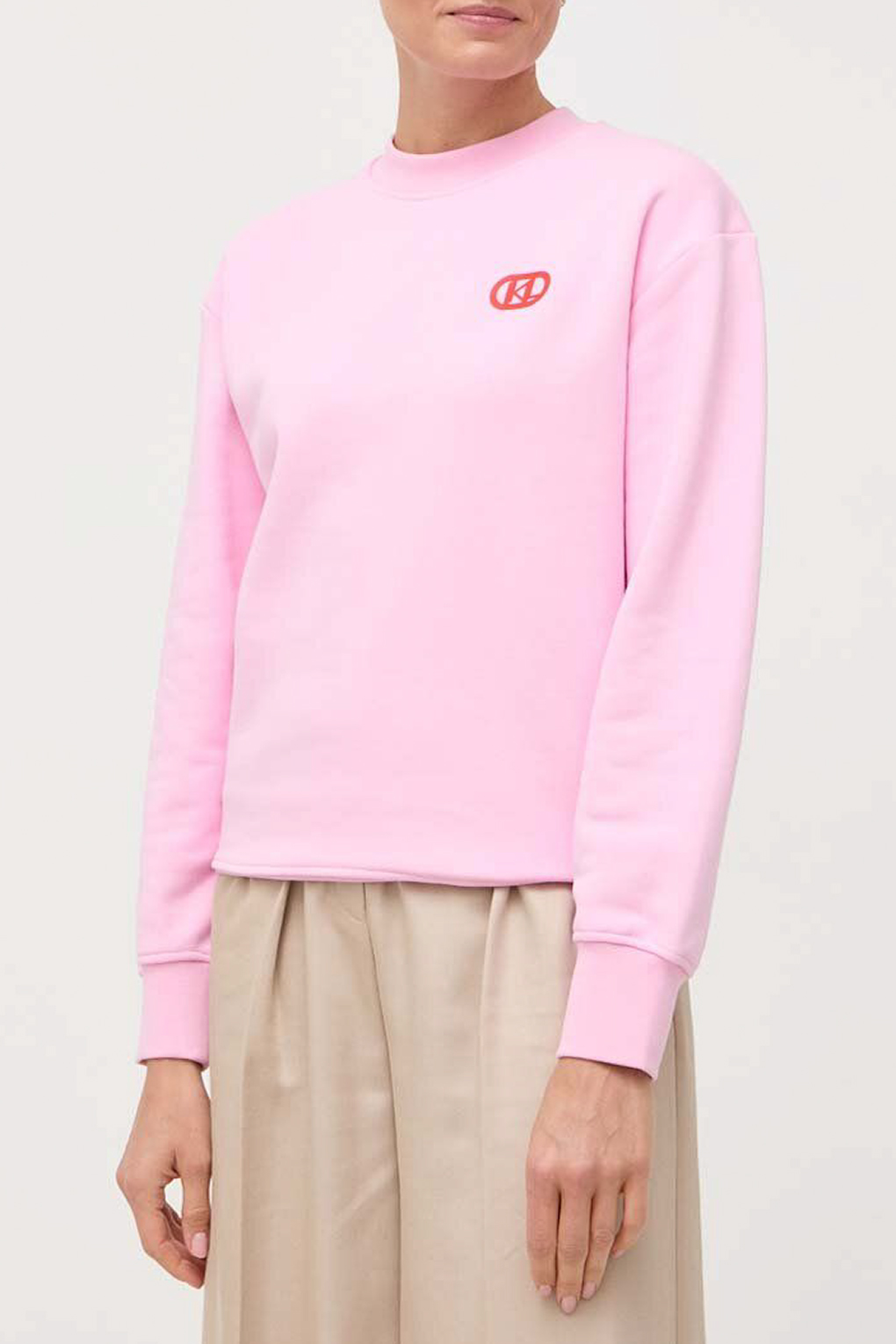 

Свитшот женский Karl Lagerfeld 235W1818 розовый L, 235W1818