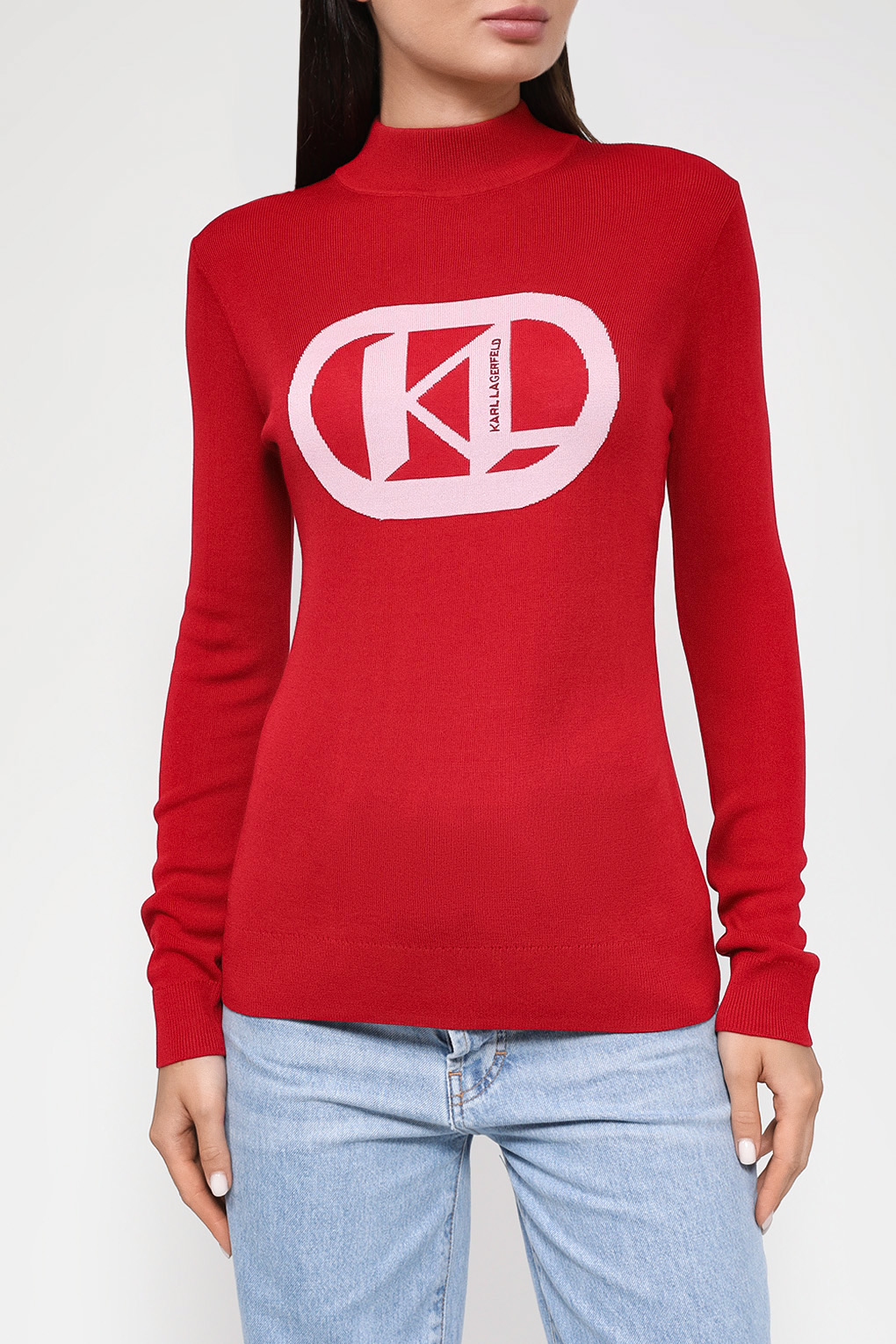 

Водолазка женская Karl Lagerfeld 235W2000 красная L, Красный, 235W2000