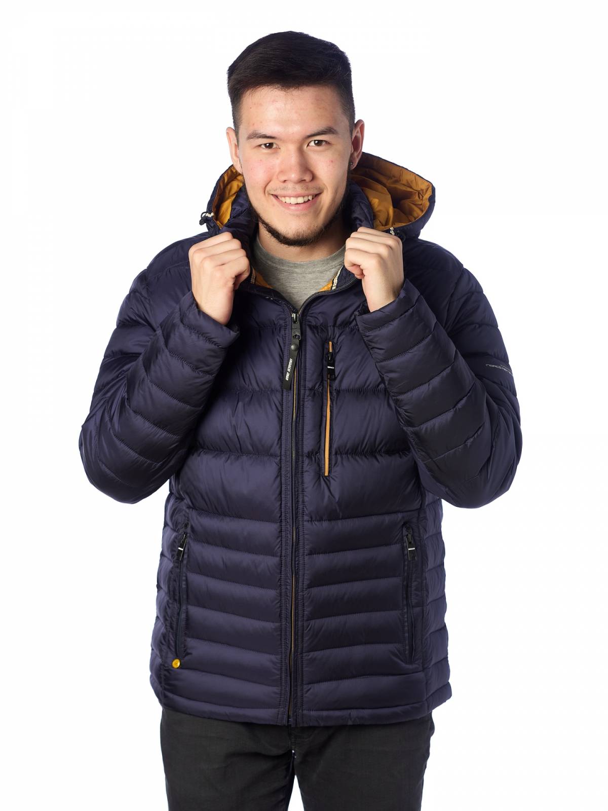 

Куртка мужская Indaco 3561 синяя 46 RU, Синий, 3561