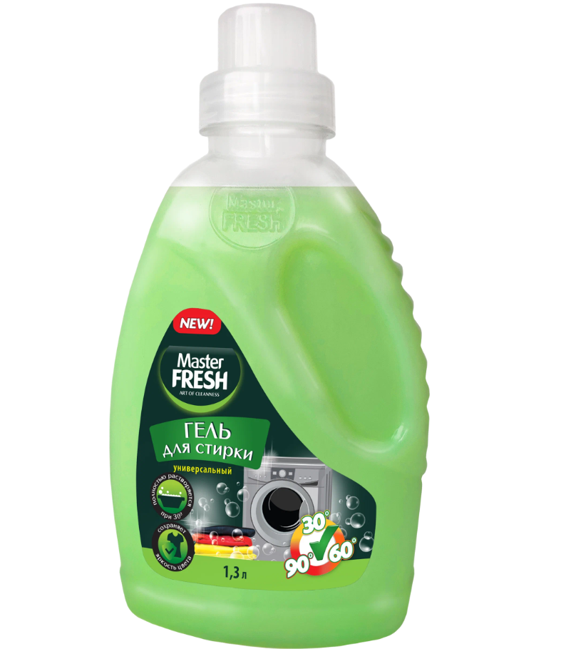 

Гель д/стирки универсальный 1,3л Master FRESH
