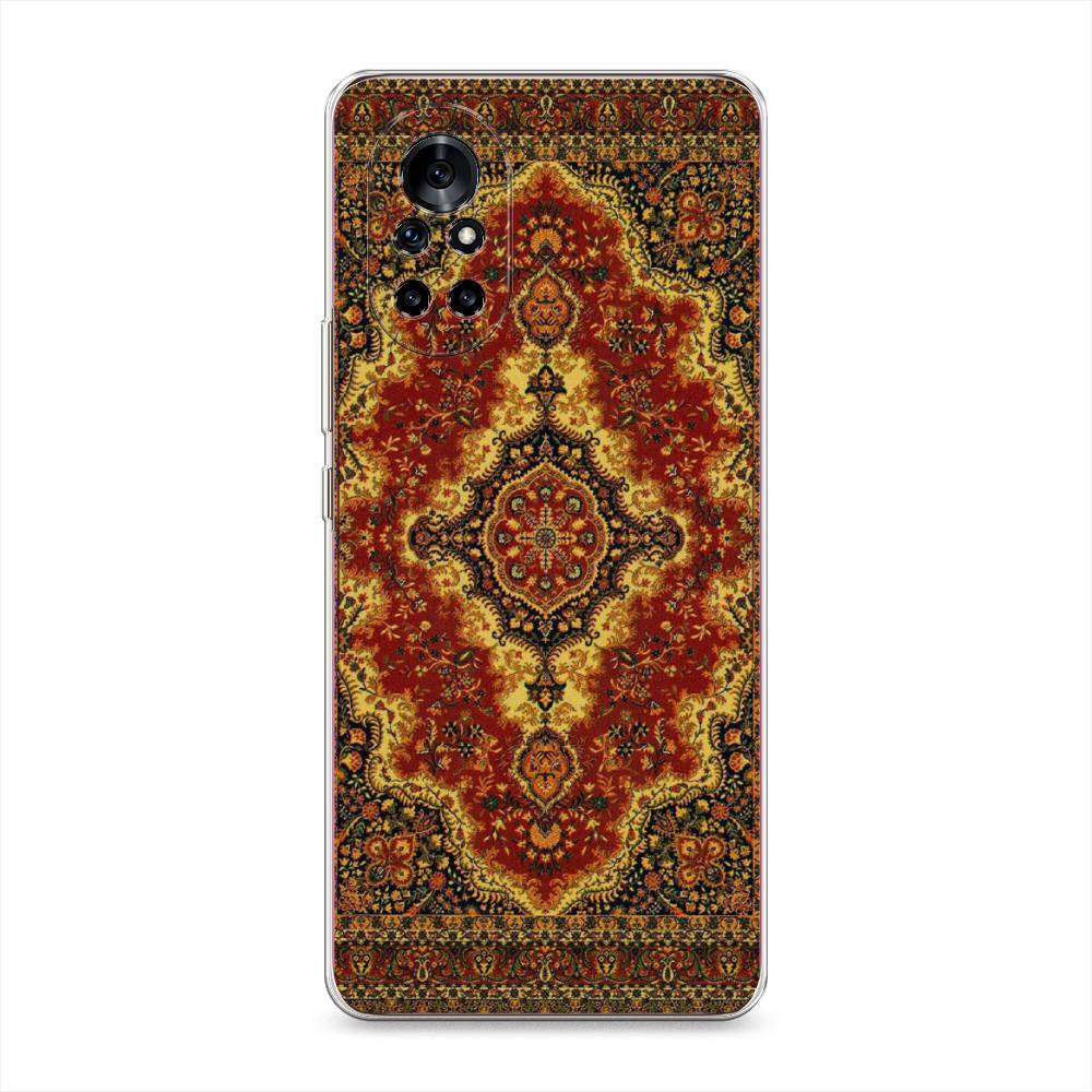 

Чехол на Honor V40 Lite "Ковер", Коричневый;золотистый;красный, 6105750-3