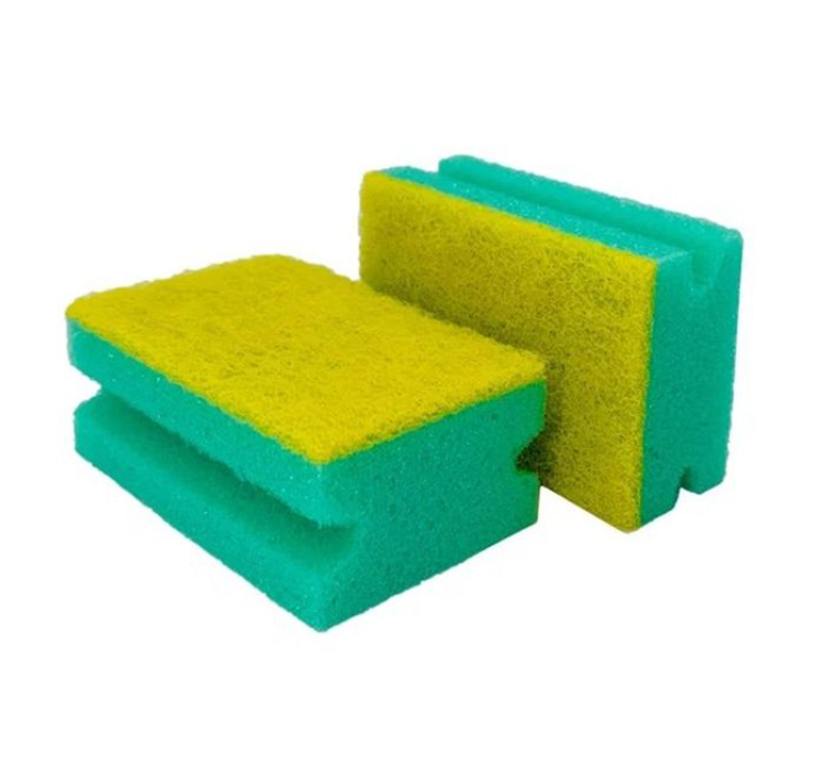 

Губка бытовая с чистящим слоем 2шт "Профиль-2" (40), Разноцветный