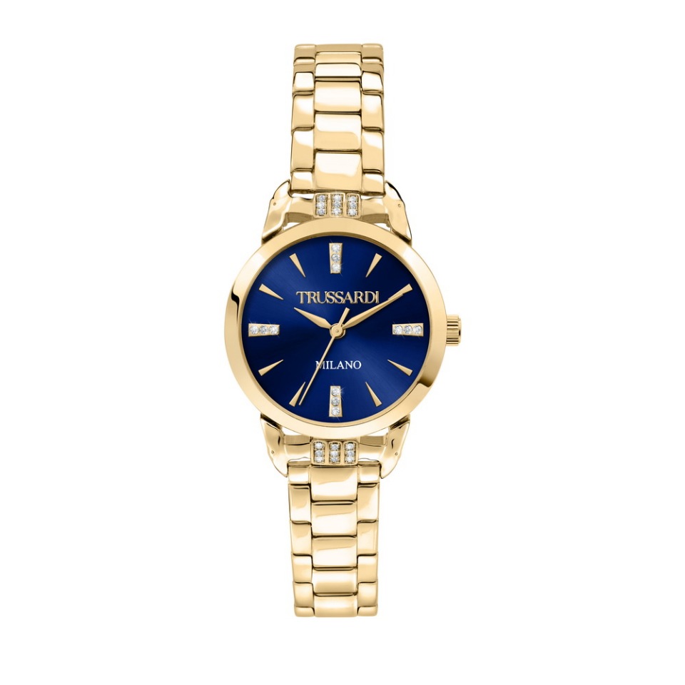 фото Наручные часы женские trussardi r2453142506золотистый