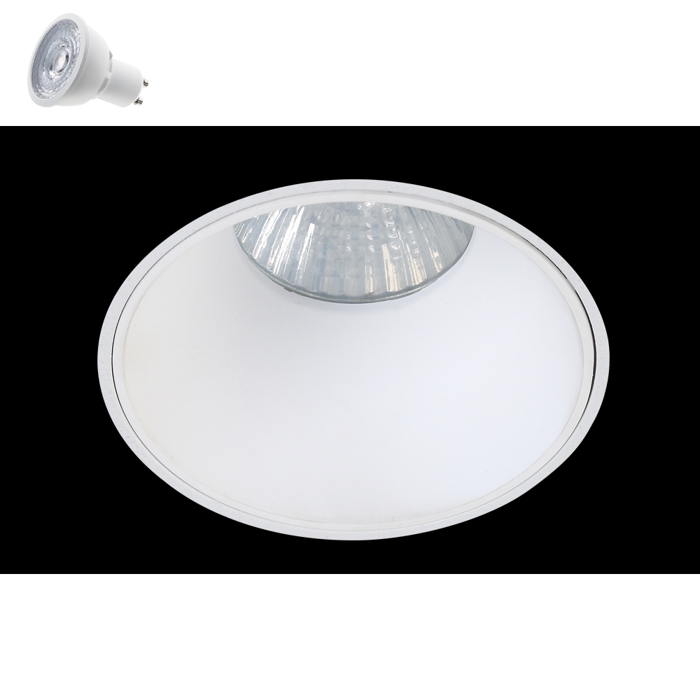 

Светильник точечный Crystal Lux CLT 050C1 WH-WH+Lamps с Led лампочками в комплекте, CLT 050C1 WH-WH+Lamps