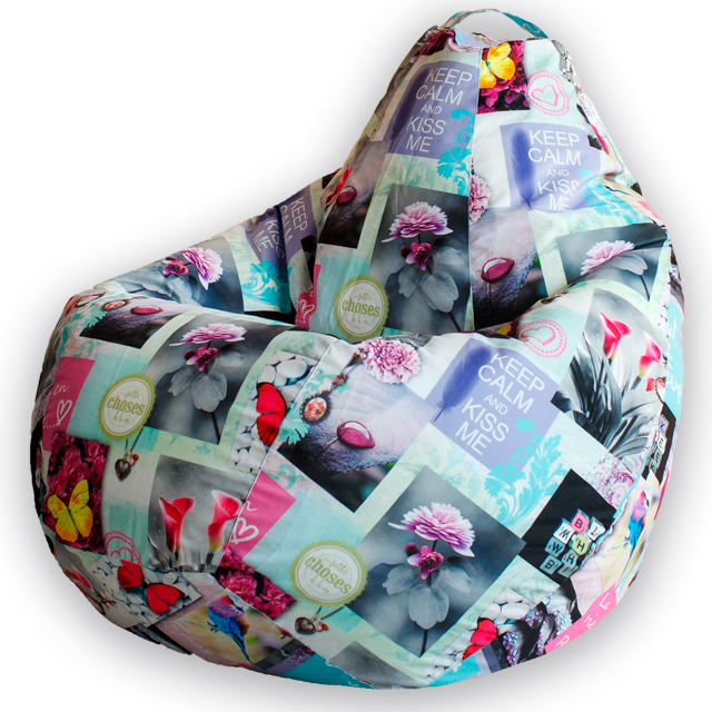 фото Кресло мешок груша колибри l, классический dreambag