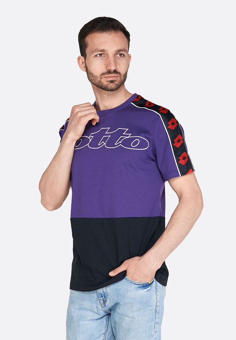 фото Футболка мужская athletica prime tee js lotto фиолетовая l