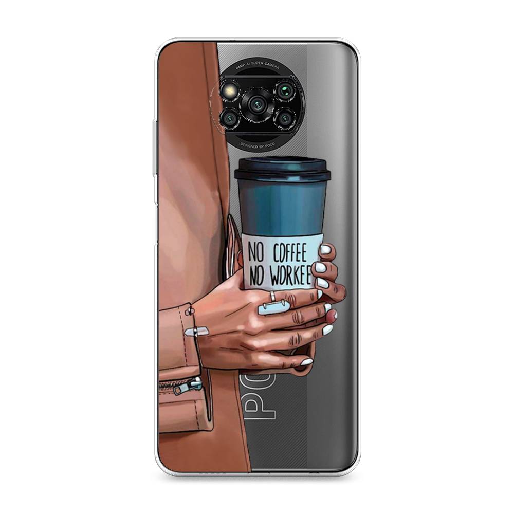 

Чехол Awog на Poco X3/X3 Pro "No coffee", Разноцветный, 310650-7