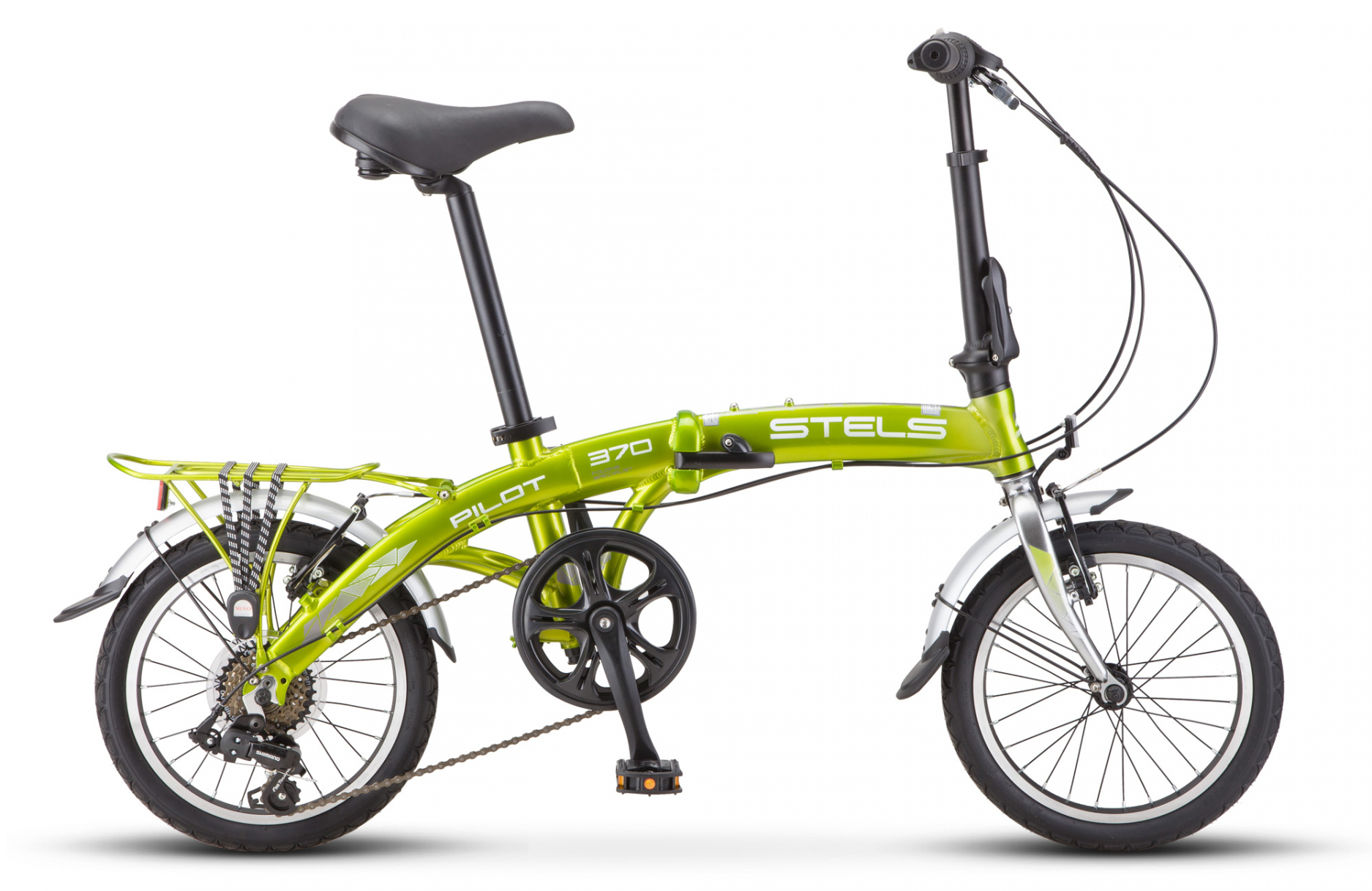 

Велосипед 16 Stels Pilot 370 V010 ALU рама Зеленый