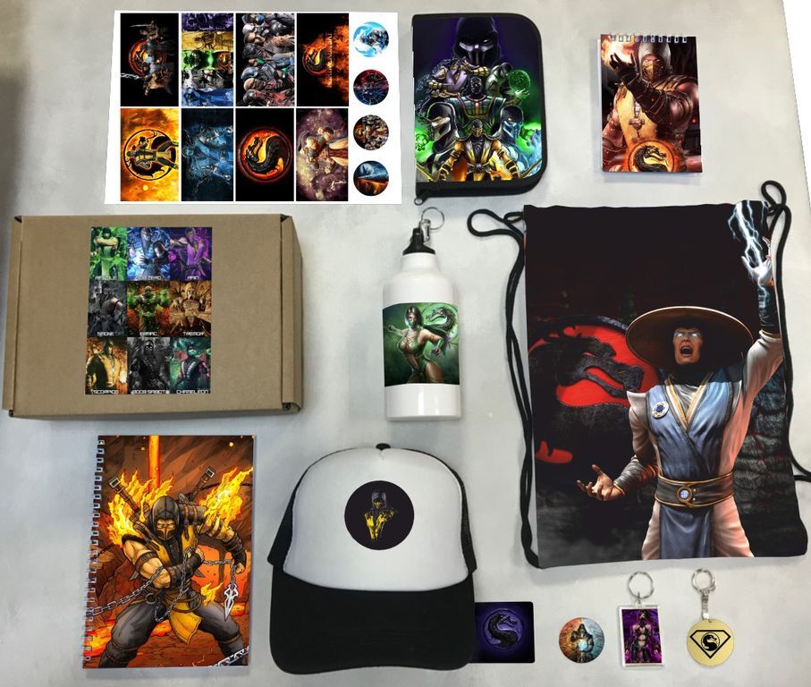 

Бокс с подарком по игре Mortal Kombat , Смертельная Битва - 11, 51476693, 11 предметов