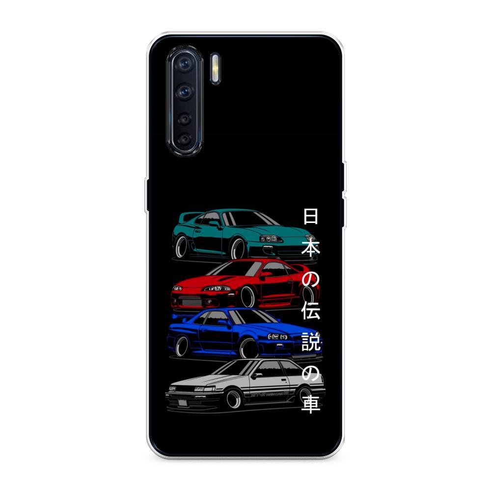 

Чехол Awog на Oppo A91 "JDM Legend cars", Разноцветный, 254250-5