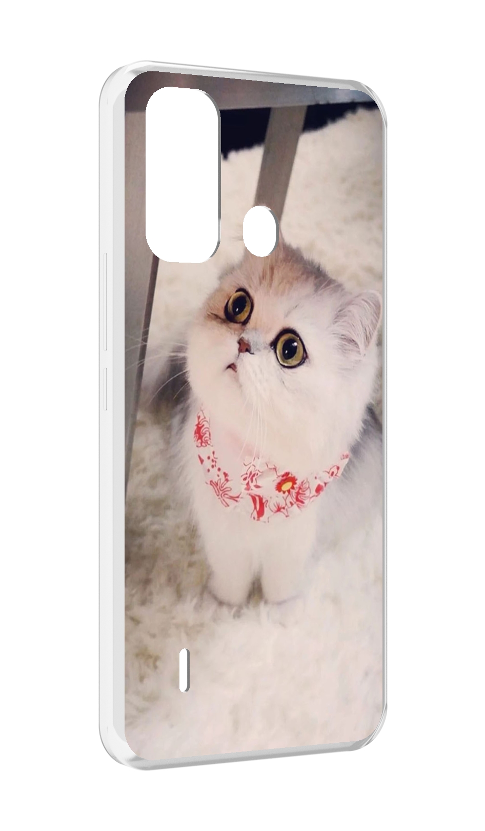 

Чехол MyPads Котеночек женский для ITEL A49 / A58 / A58 Pro, Прозрачный, Tocco