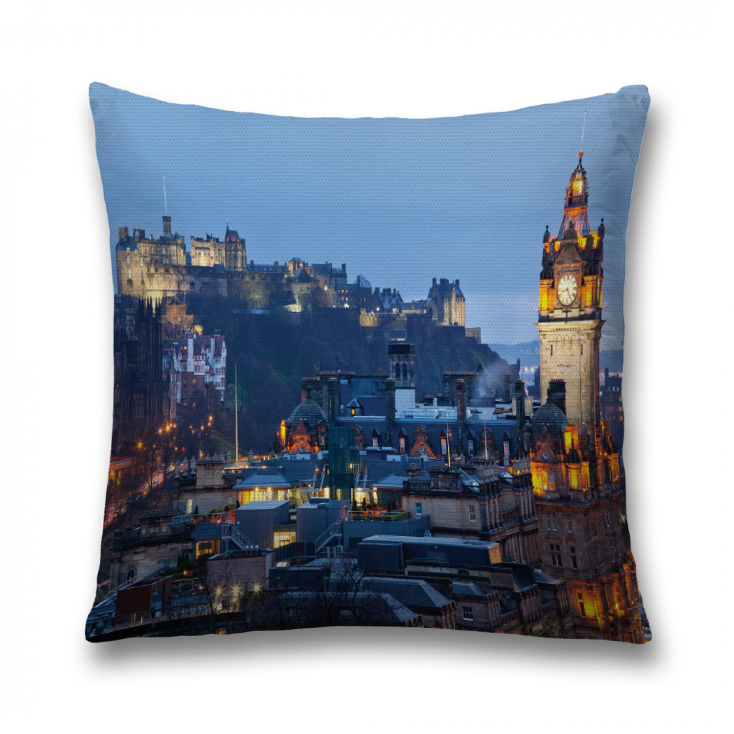 

Наволочка декоративная JoyArty "Огни Эдинбурга" на молнии, 45x45 см, Синий, Огни Эдинбурга