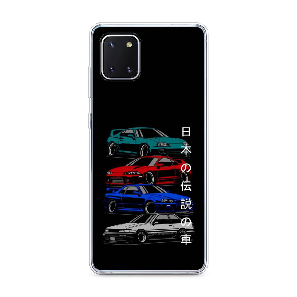 

Чехол Awog на Samsung Galaxy Note 10 Lite "JDM Legend cars", Разноцветный, 29150-5