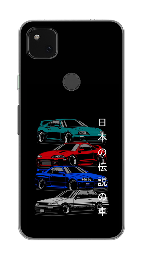 

Чехол Awog на Google Pixel 4A "JDM Legend cars", Разноцветный, 270650-5