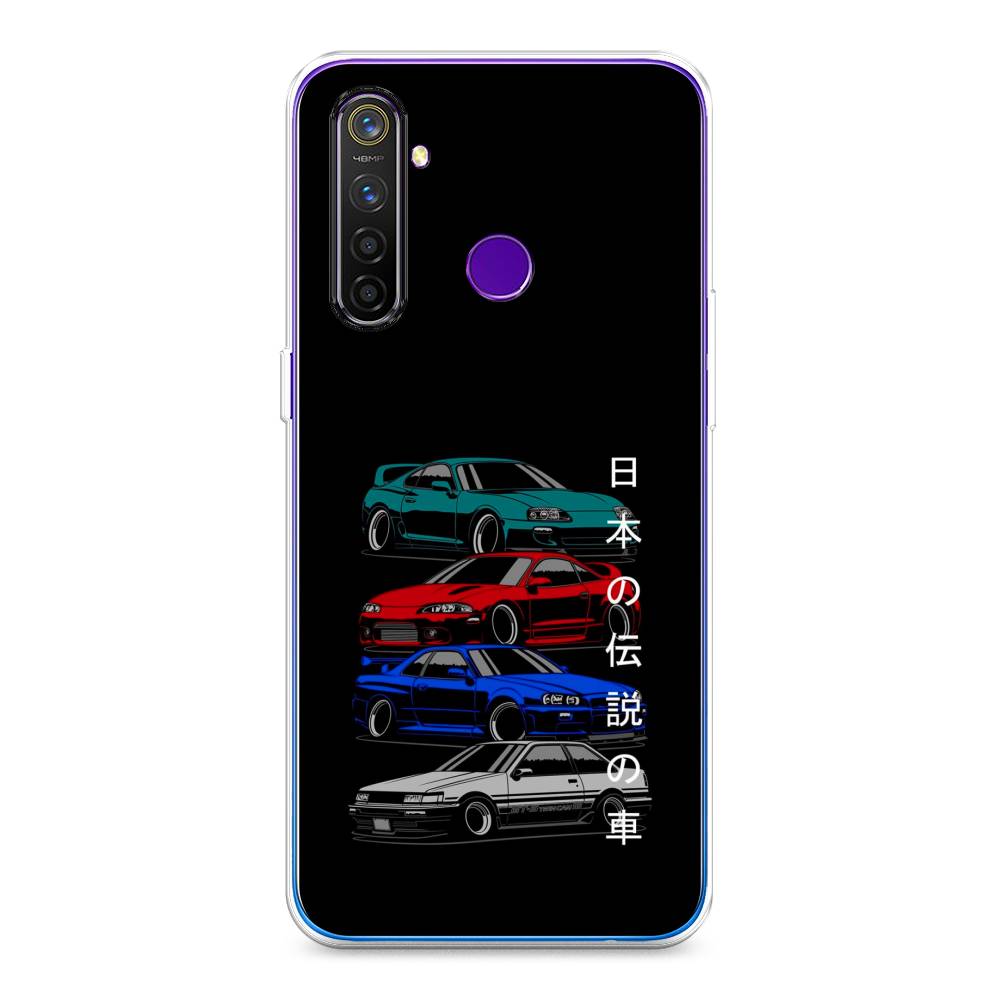 

Чехол Awog на Realme 5 Pro "JDM Legend cars", Разноцветный, 251650-5