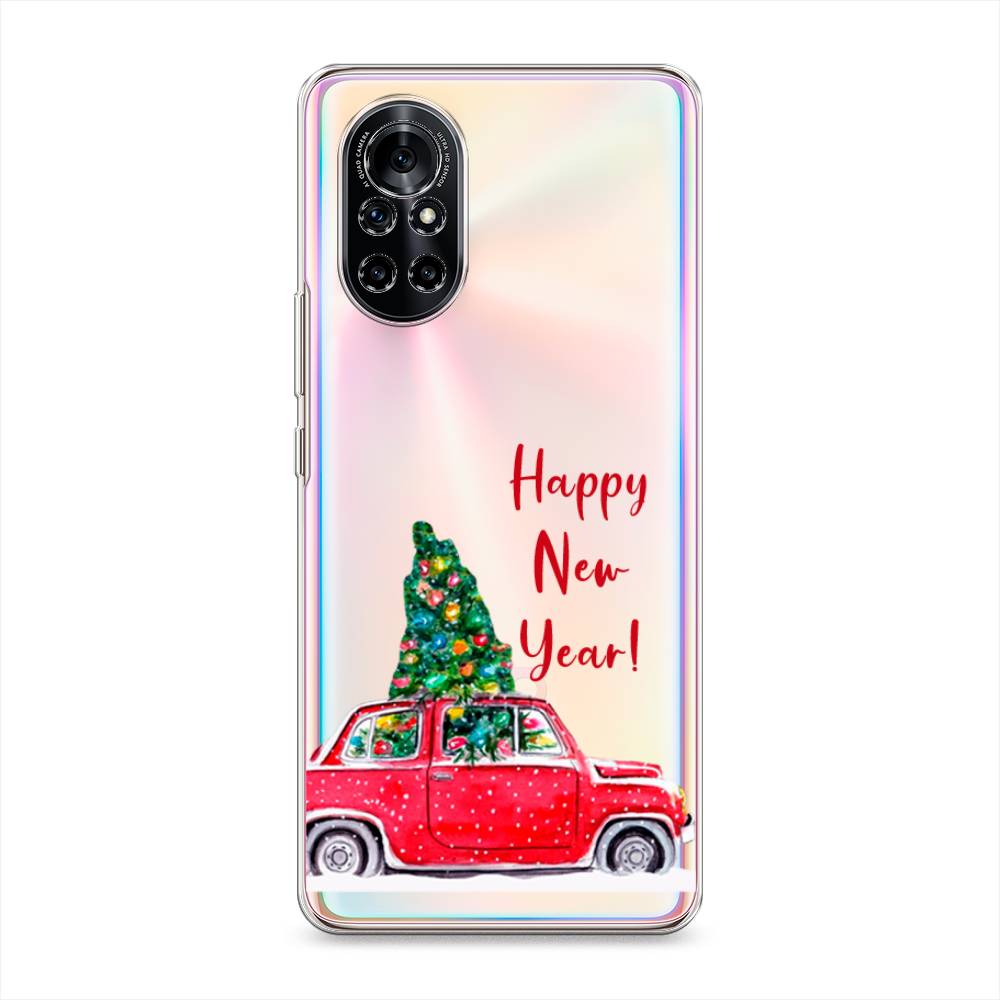 

Чехол на Honor V40 Lite "Happy New Year", Красный;зеленый, 6105750-5