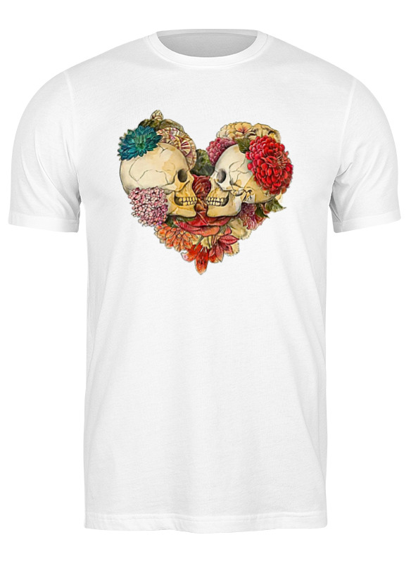 

Футболка мужская Printio Skull art белая 3XL, Белый, Skull art