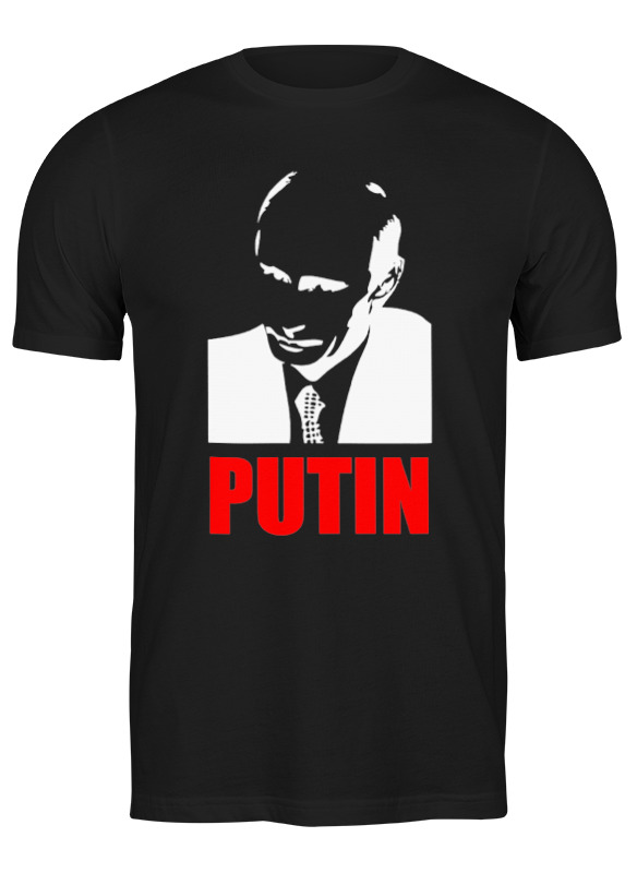 

Футболка мужская Printio Putin черная L, Черный, Putin