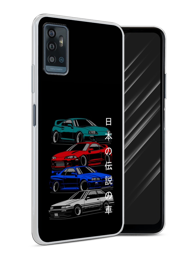 

Чехол Awog на ZTE Blade A71 / ЗТЕ Блэйд A71 "JDM Legend cars", Разноцветный, 134450-5
