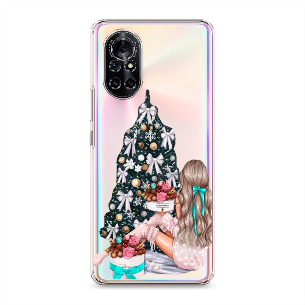

Чехол на Honor V40 Lite "New Year", Зеленый;бежевый;голубой, 6105750-5