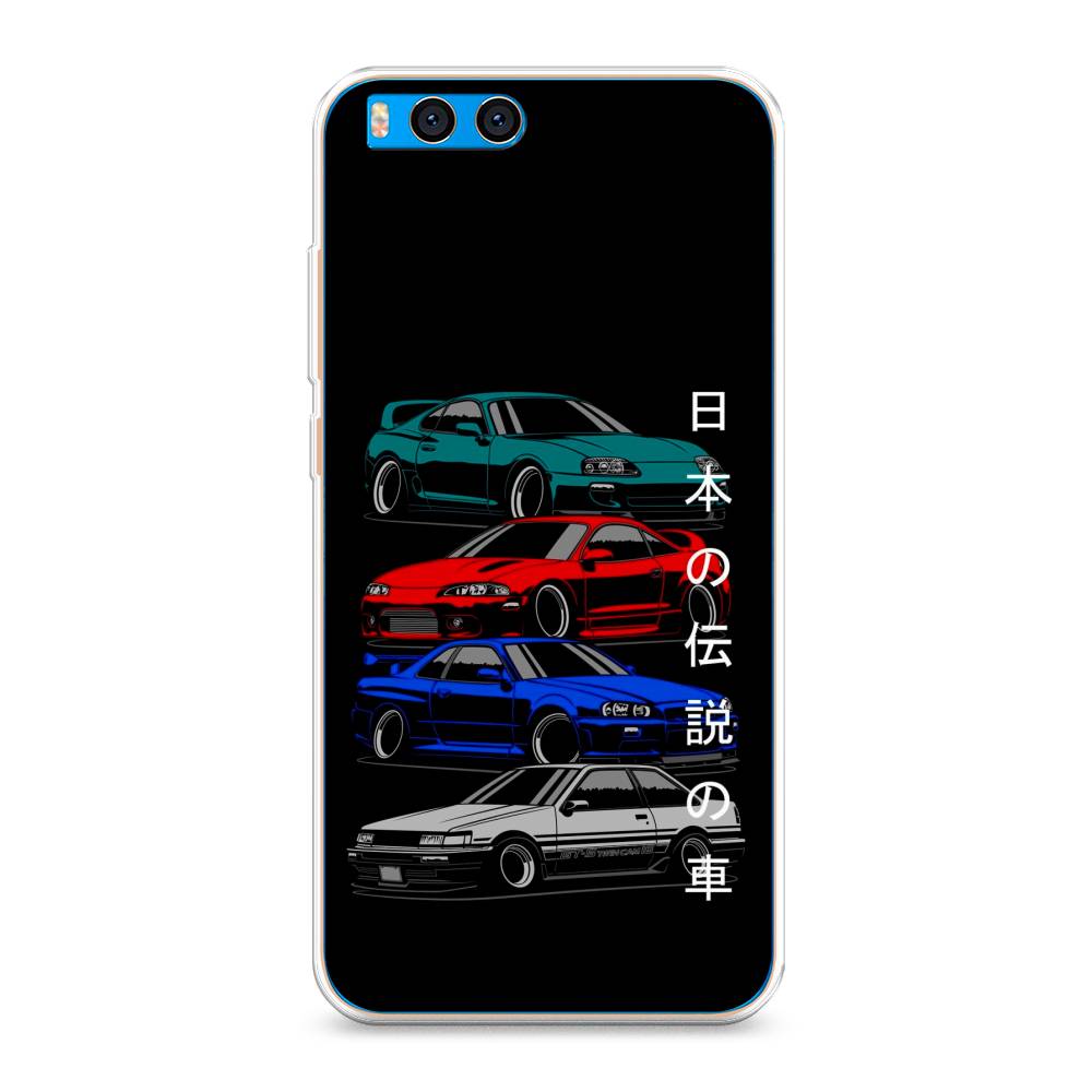 

Чехол Awog на Xiaomi Mi Note 3 "JDM Legend cars", Разноцветный, 32450-5